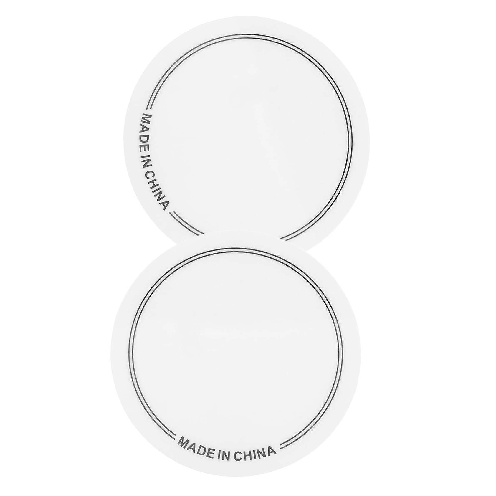 2pcs Bass Drum Patch Kick Drumhead Protector Pad Red Self Adhesive for Single Pedal Overtone Control
