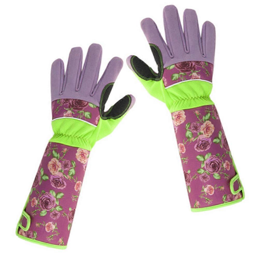 Microfiber Leather Ergonomic Gardening Gloves