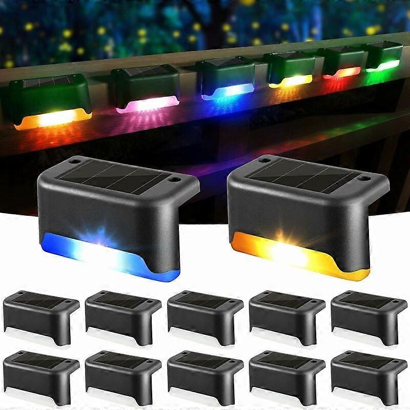 Solar Deck Lights, Energy-Saving, Automatic On/Off, Easy-Install