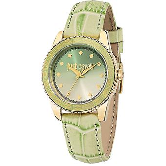 Just Cavalli horloges zonsondergang Quartz analoge vrouw horloge met koeienhuid armband R7251202506
