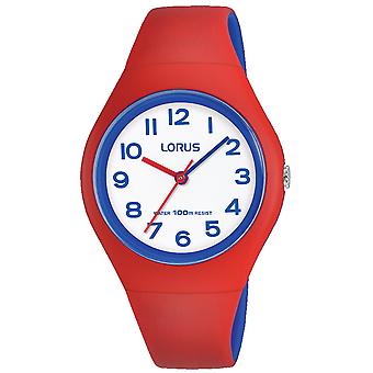 Lorus kids Quartz Analog Child Watch with RRX03GX9 Polyurethane Bracelet