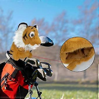 Cute Plush Animal Golf Club Head Covers For 1/3/5 Driver Protect Golf Clubs From Scratches Fashionable And Beautiful