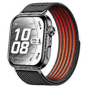Luftiges Armband aus Nylon-Mix mit Metallverschluss für Huawei Watch Fit 5 Pro / Fit 5 / Fit 4