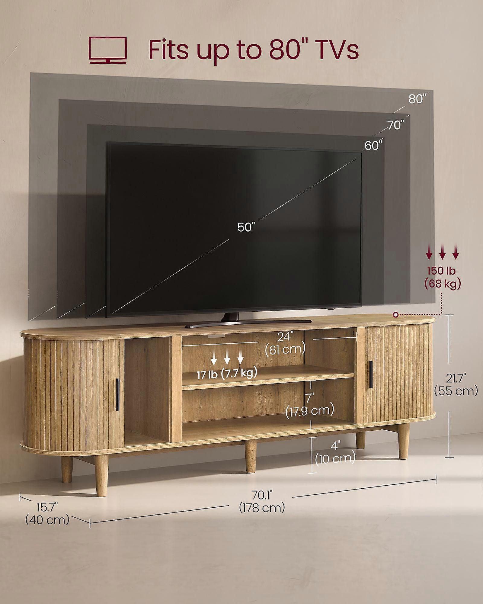 TV Stand for 80-Inch TVs 70"D