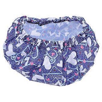 Waterproof Shower Caps Men Bathing Caps for Home Use 1Pcs Durable Elastic Bath Hat