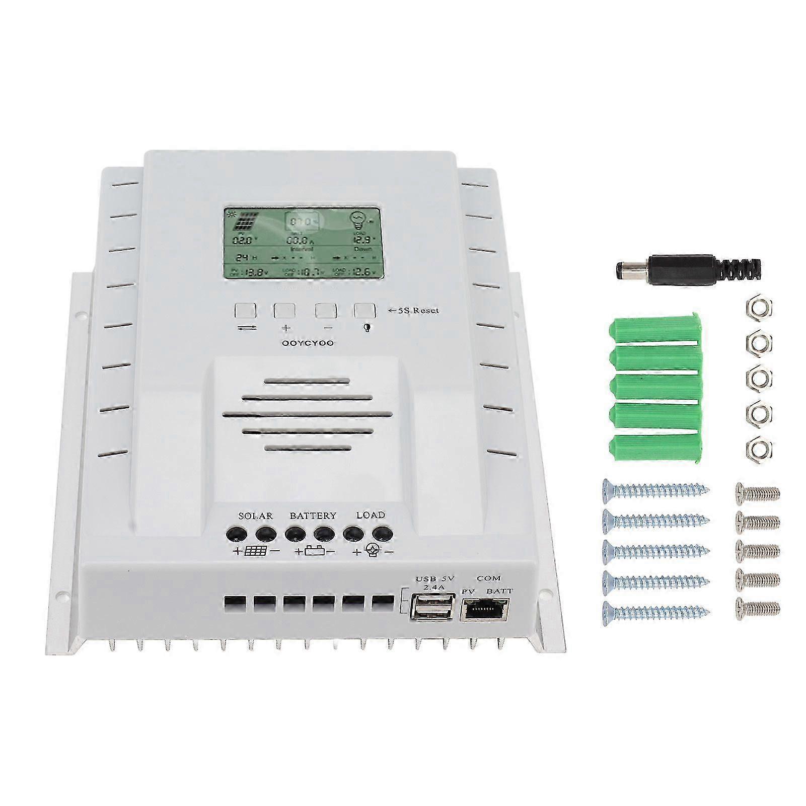 Solar Controller MPPT Solar Regulator 60A 12V 24V Maximum Input 100V Solar Charge Controller