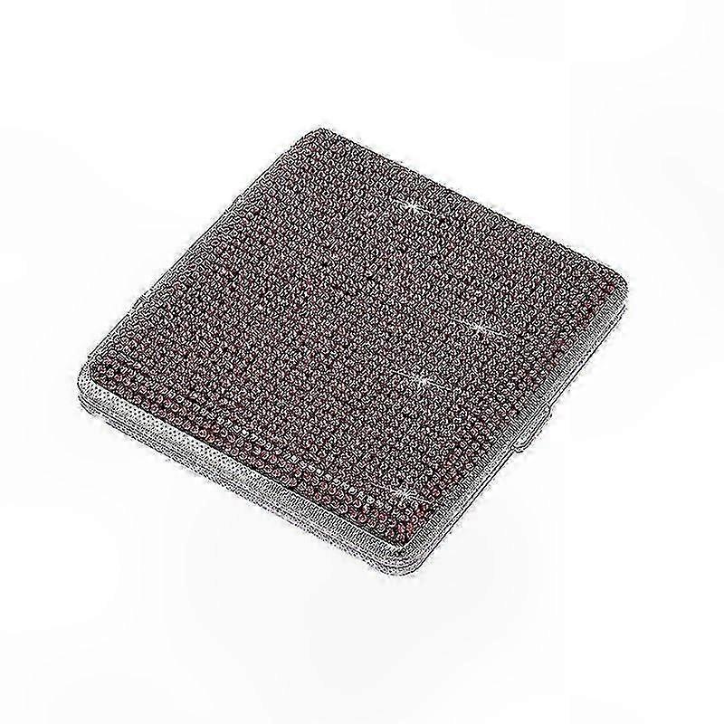 Compact Rhinestone Aluminium Cigarette Case