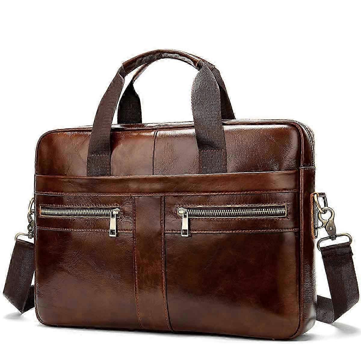 Vintage Genuine Leather Briefcase