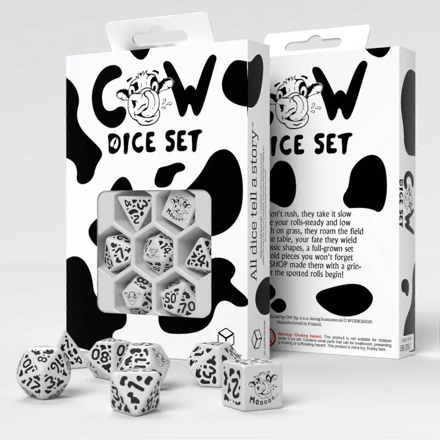 Cow Dice Set MOOzilla