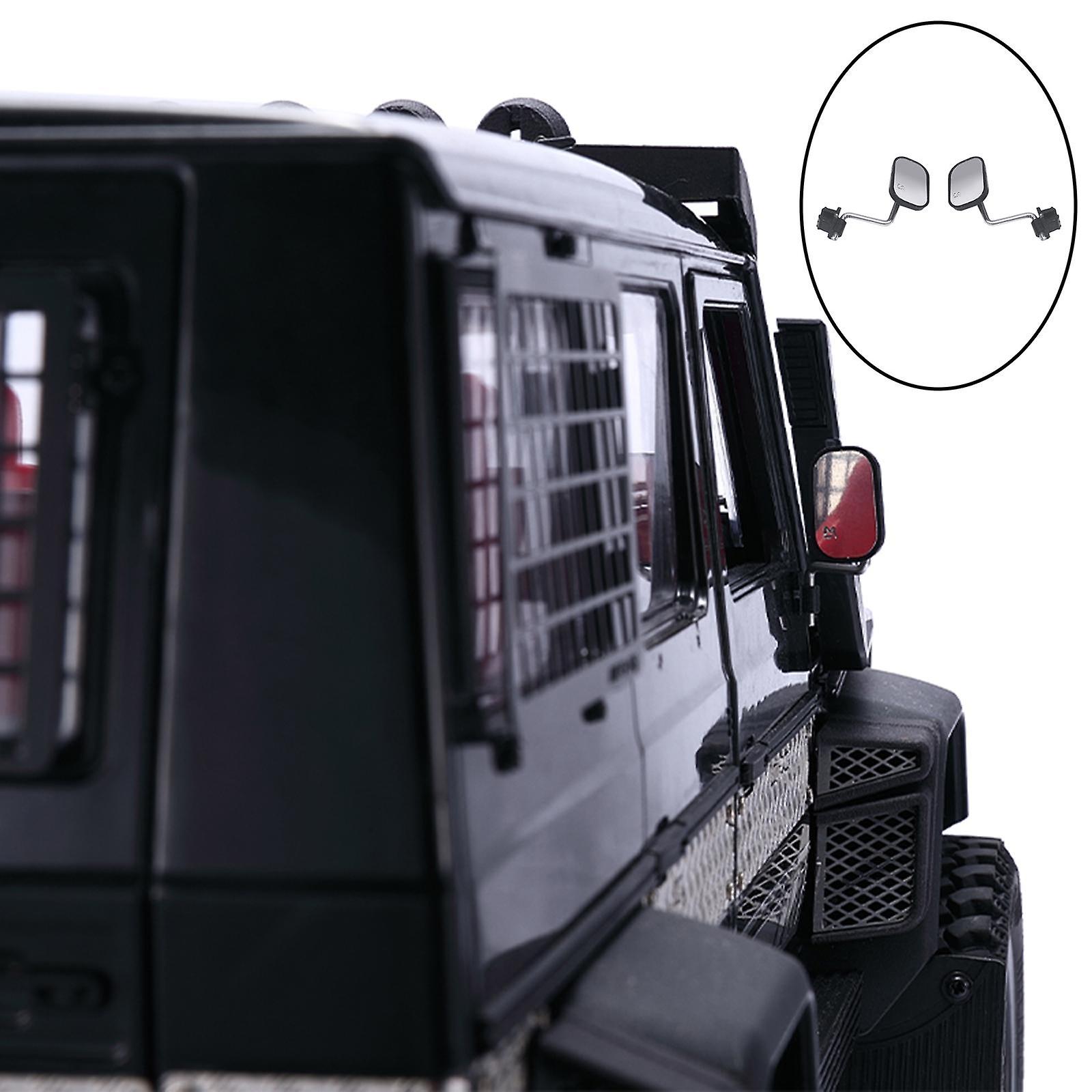 Set of 2 1/12 Plastic Rearview Mirror for MN86 G500 Car Model Accessories Rectangle