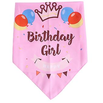 Buon compleanno Dog Bandana con la ragazza di compleanno Cane Bandanahappy Compleanno Cane Bandana