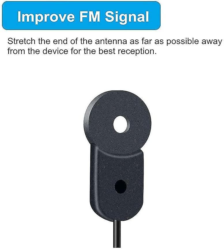Elecbee Antenne FM Extensible Avec Connecteur F Mâle Et Adaptateurs - Pour Radio AM FM DAB TV