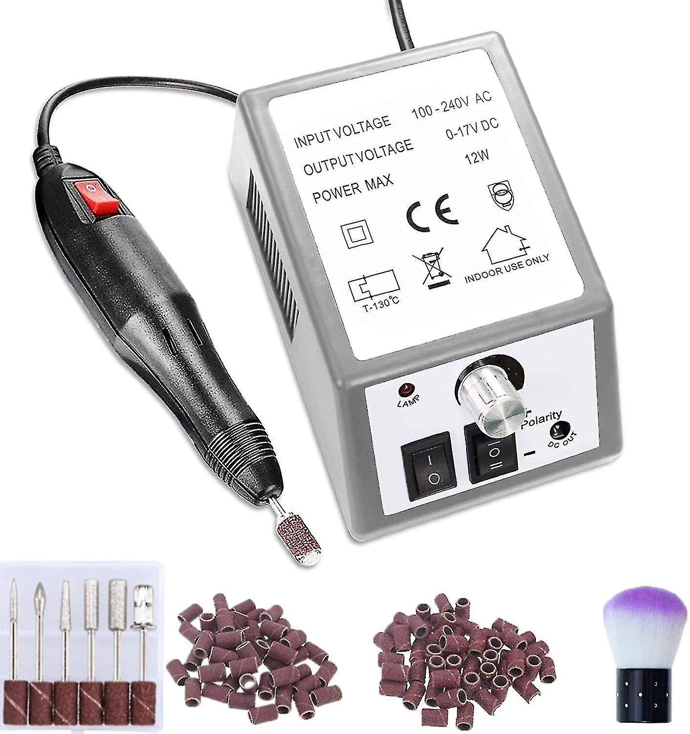 Lctric Manicure Manicure Machine Nail Sander Nails Manicure Pdicure File Nails 6 Tips+100pcs Sanding