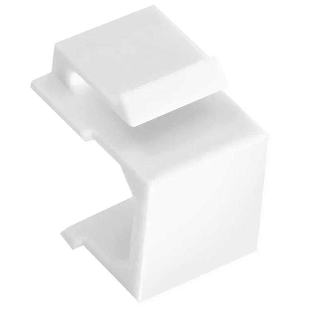 30-pack Blank Jack Inserts For Wall Plate And Patch Panel - White