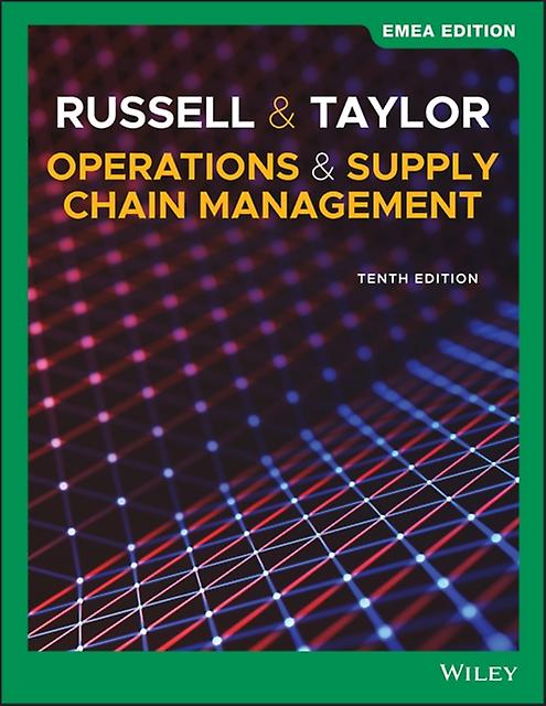 Operations And Supply Chain Management Emea Edition by Bernard W. Virginia Tech Taylor Paperback Book