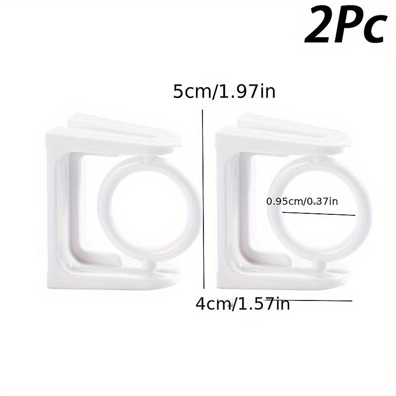 2pcs Steering Rings / 2pcs Steering Rings + 1pc Telescopic Rob Multifunctional Rotatable Ring Hooks Free-punching Strong Adhesive Sticky Hook Towel