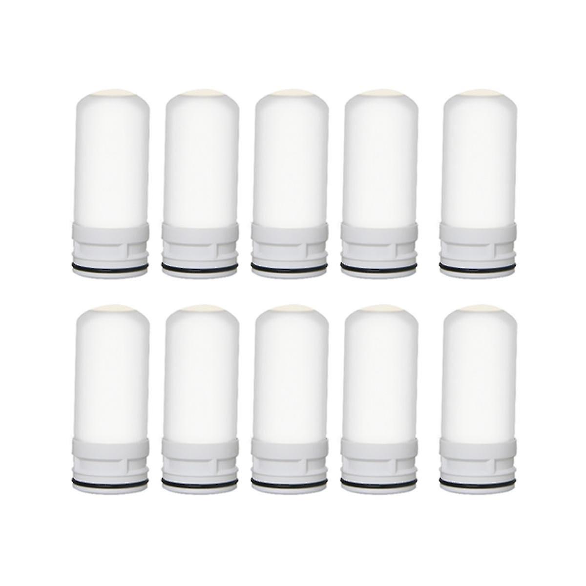 10 Pcs Faucet Water Filter Ceramic Replacement Remove Practical Durable