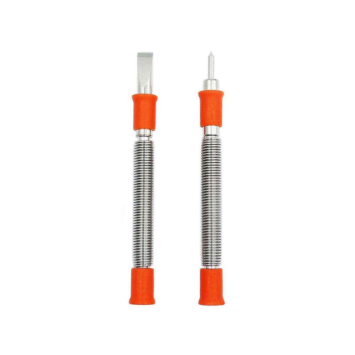 Ensemble d’outils à ressort 2 pièces ciseau de 5/16 pouce et jeu de poinçons centraux de 1/8 pouce, retrait de rivet à ressort Se