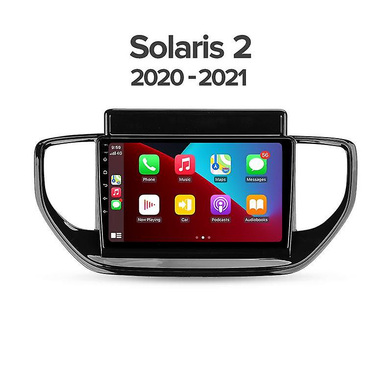 Car Radio For Hyundai Solaris 2 2020 - 2021 Android 12 Auto Stereo Vedio Player GPS Navigation BT