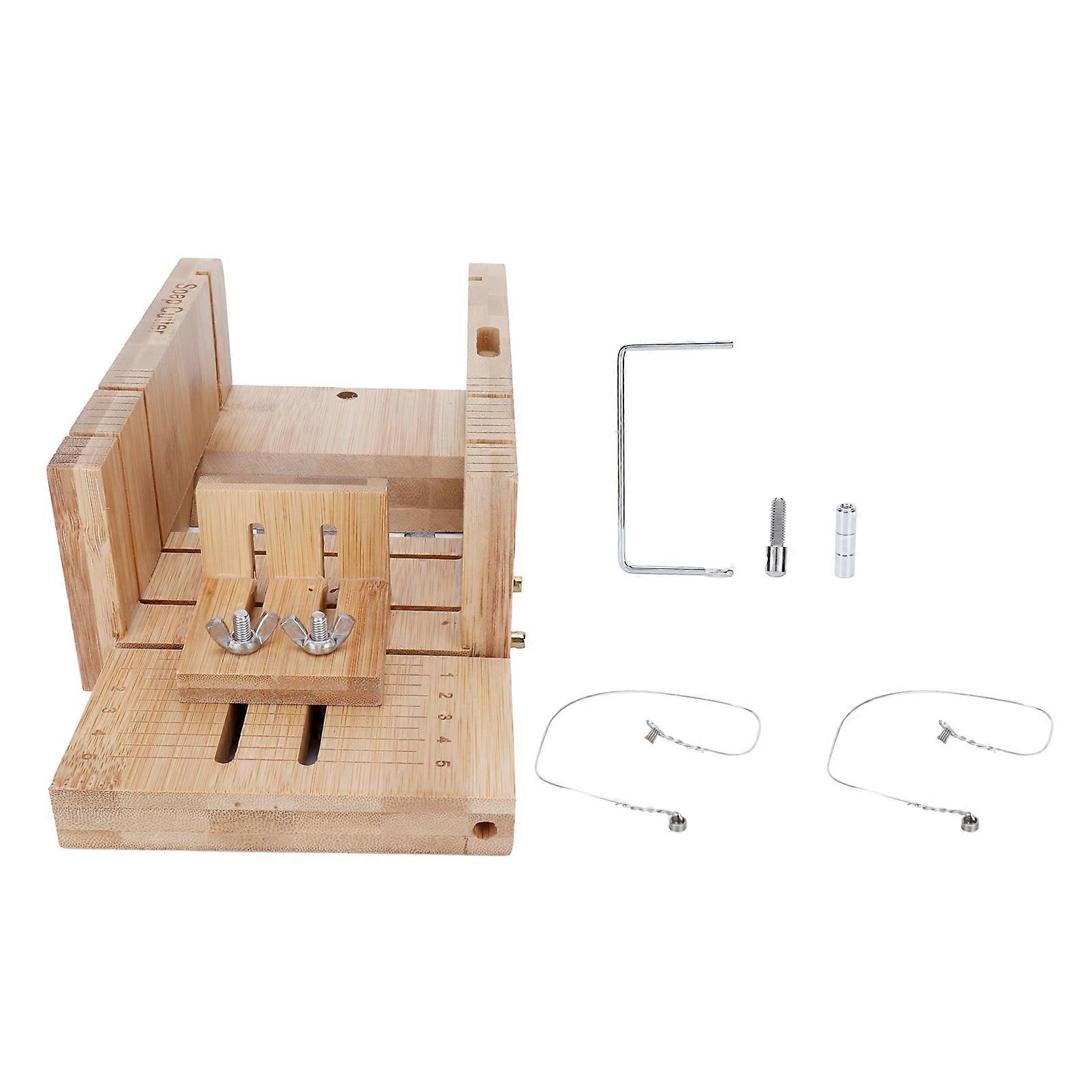 Adjustable Bamboo Cutting Board For Crafting, L-Shape Extension Bar With Scales For Precise Measurement, Non-Stick Surface Ensures Clean Cuts For