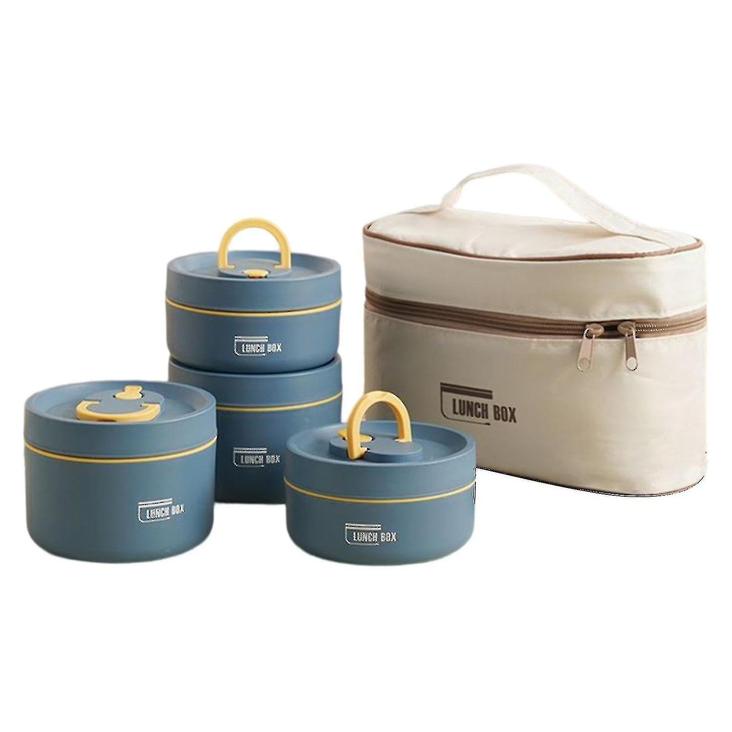 Portable Insulated Lunch Container Set Multi-layer Combinazione Picnic Lunch Box