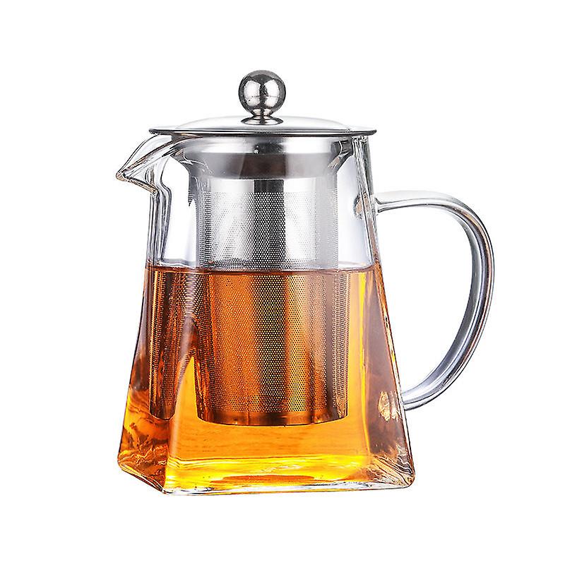 1Pc Glass Tea Set Tea Set Transparent High-end Teapot 350ml-750ml