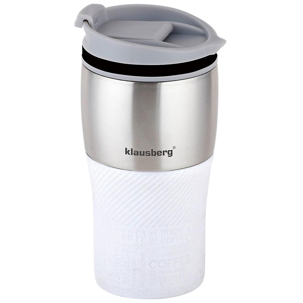 Klausberg thermal mug 320ml white KB7627