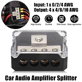 thumbnail image 2 of 2-Way Input To 4-Way Output Car Audio Power Distribution Block (0/2/4 Gauge) 2 of 3