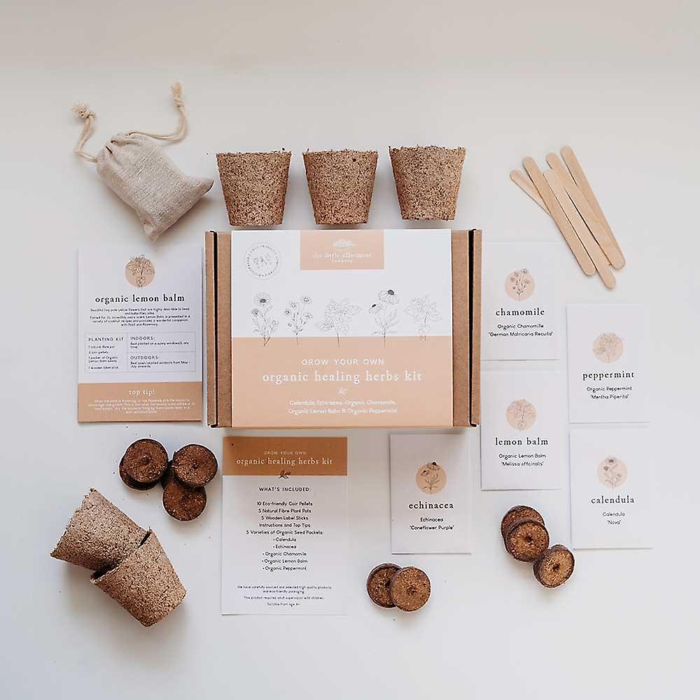 Grow Your Own Organic Healing Herbs Kit