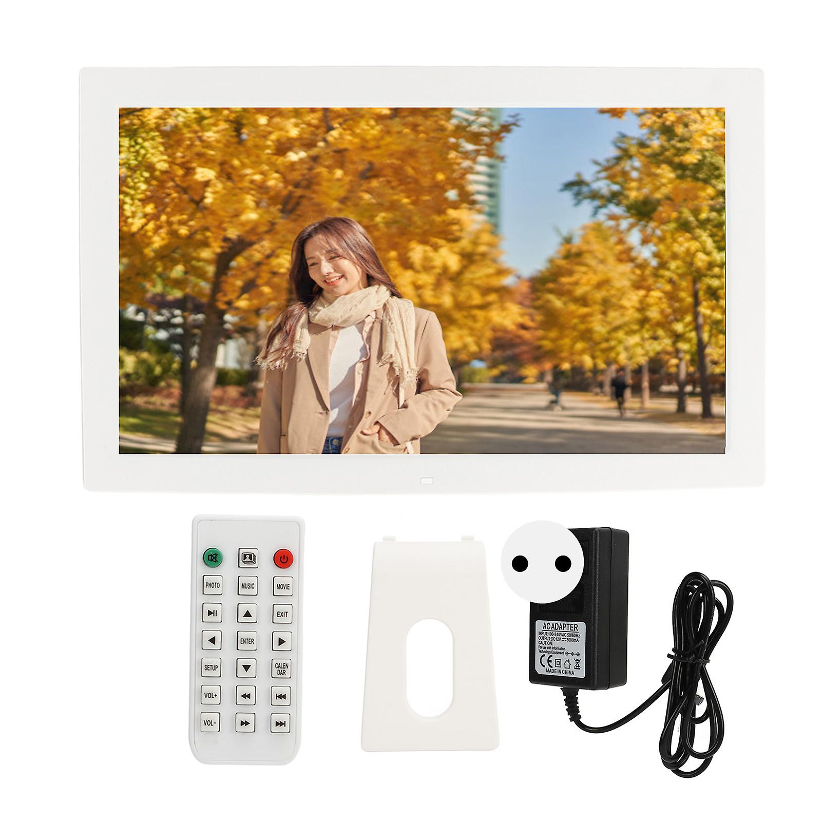 18.5" Digital Photo Frame: 1080P, Remote Control, Versatile Display & Music Function