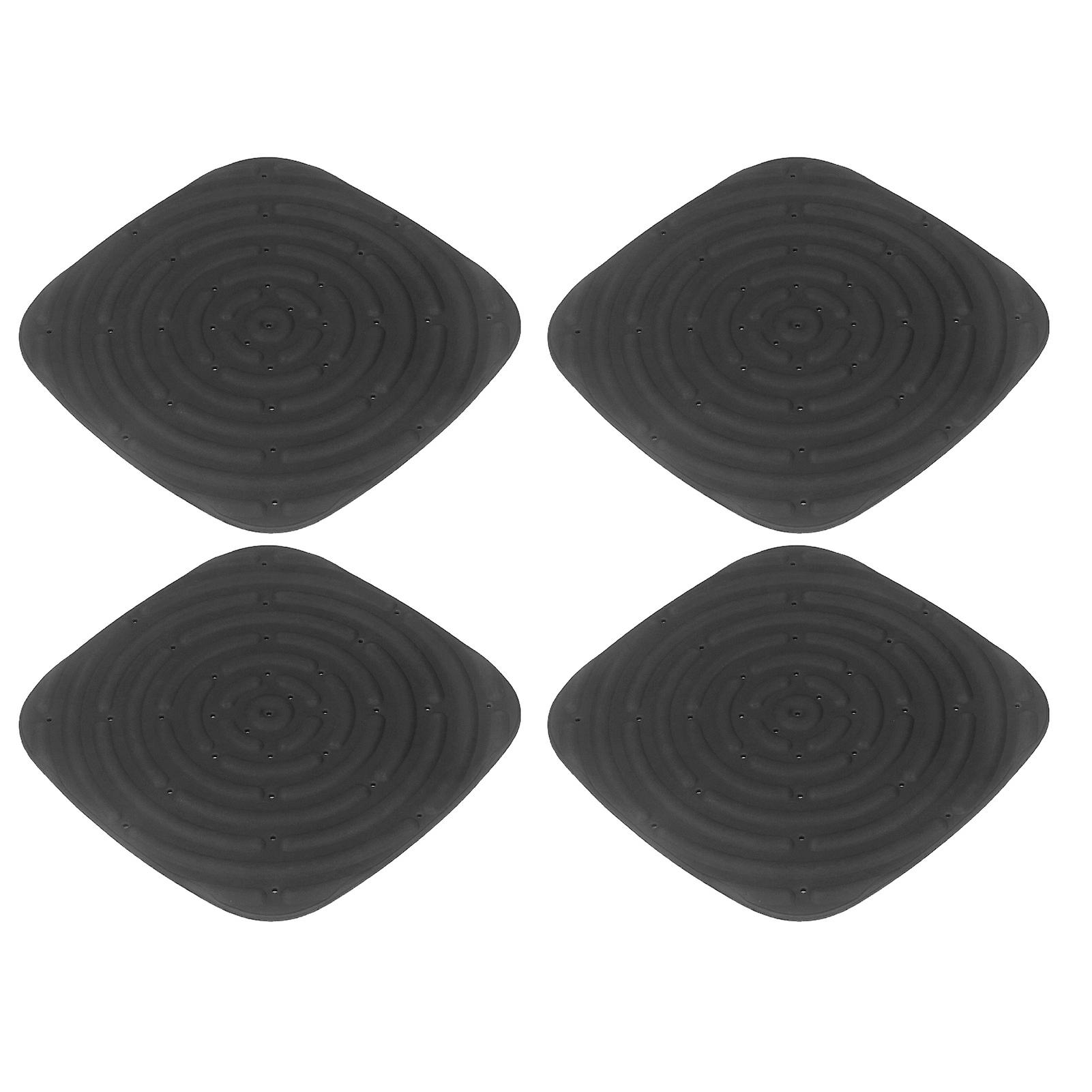 4pcs Chicken Nest Mat Washable Chicken Nesting Pads Nesting Box Pads for Laying Eggs Black