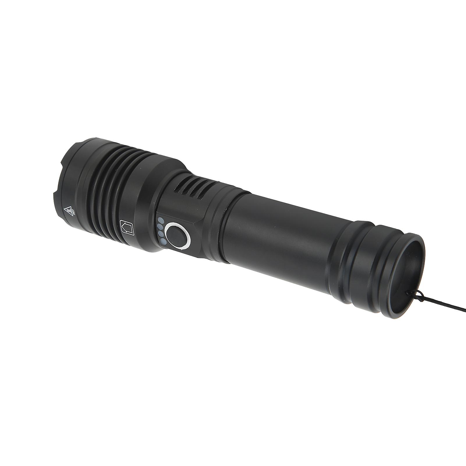 XPH160 Flashlight Aluminum Alloy IPX4 Waterproof 1800lm Type C Chargeable Torch with Memory Function 