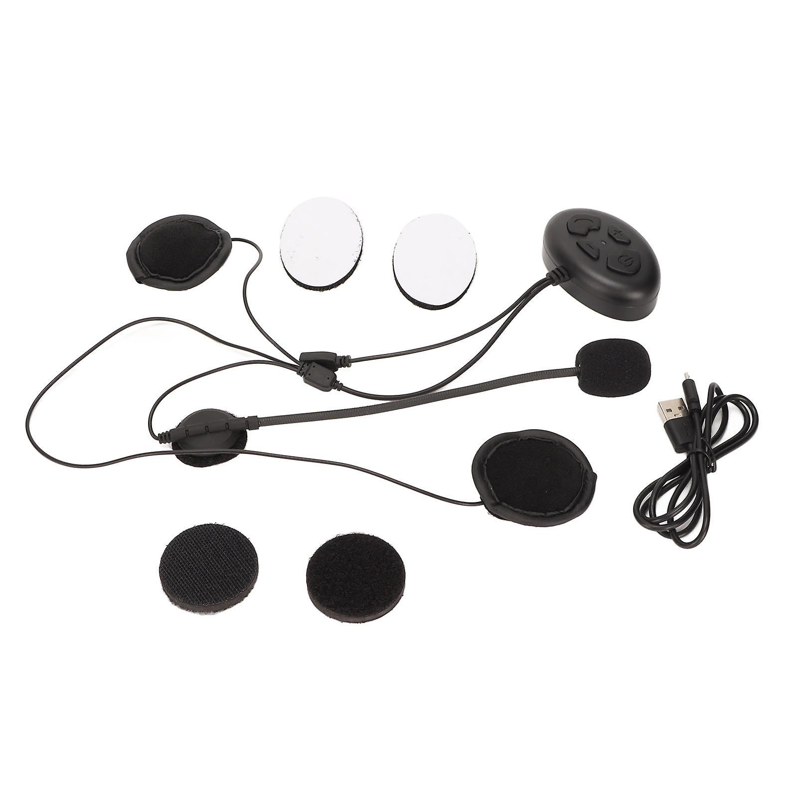 Motorcycle Helmet Bluetooth Headset with Clear Calls and Microphone for Various Motorcycle Helmets