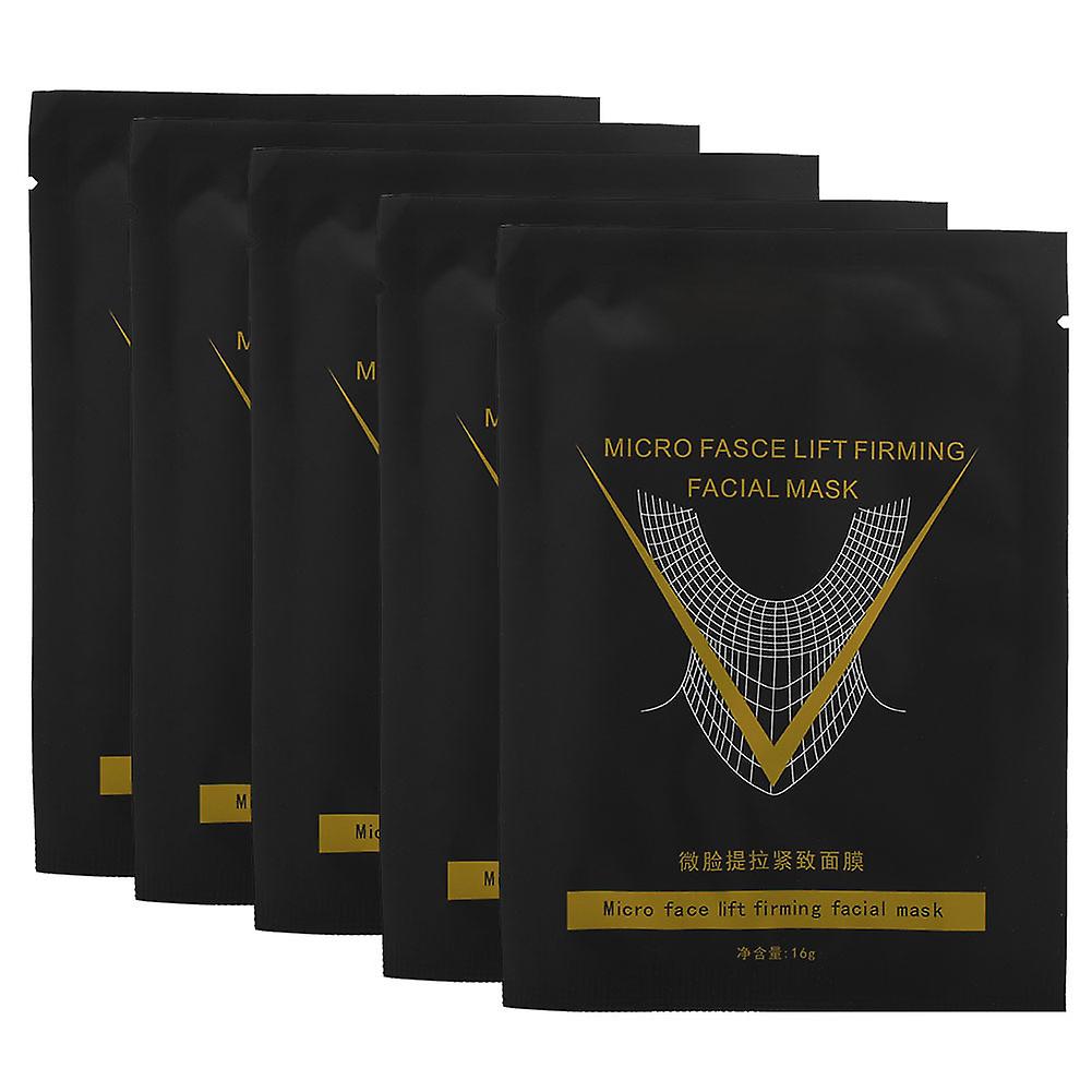 V-Shaped Face Slimming Mask Firming Remove Double Chin Facial Care Mask 5pcs
