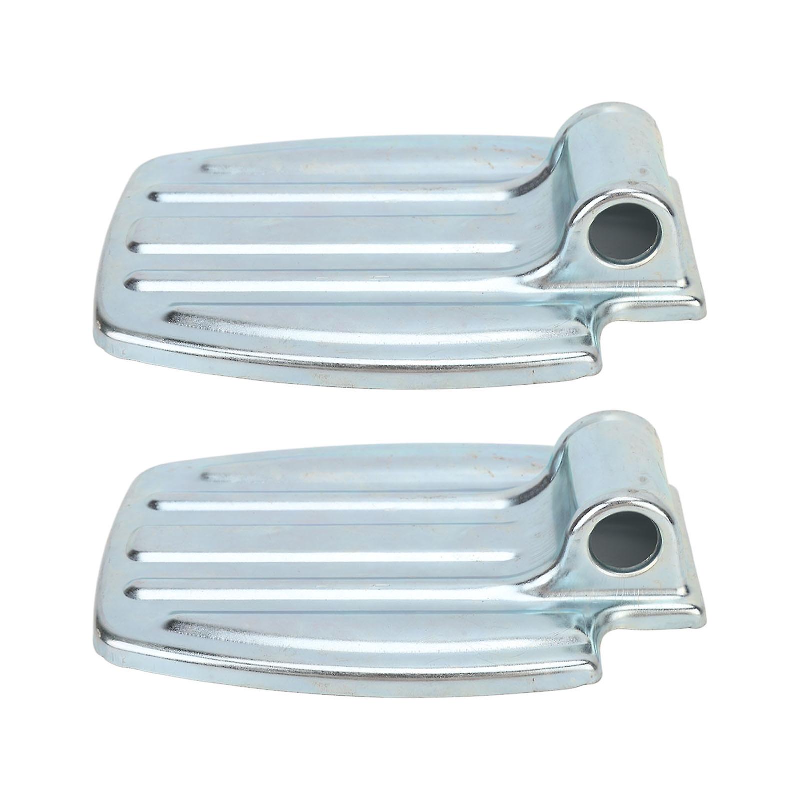 Pair Wheelchair Footrest, Aluminum Alloy Textured Surface, Easy to Clean, Compact and Lightweight, Wheelchair Pedal