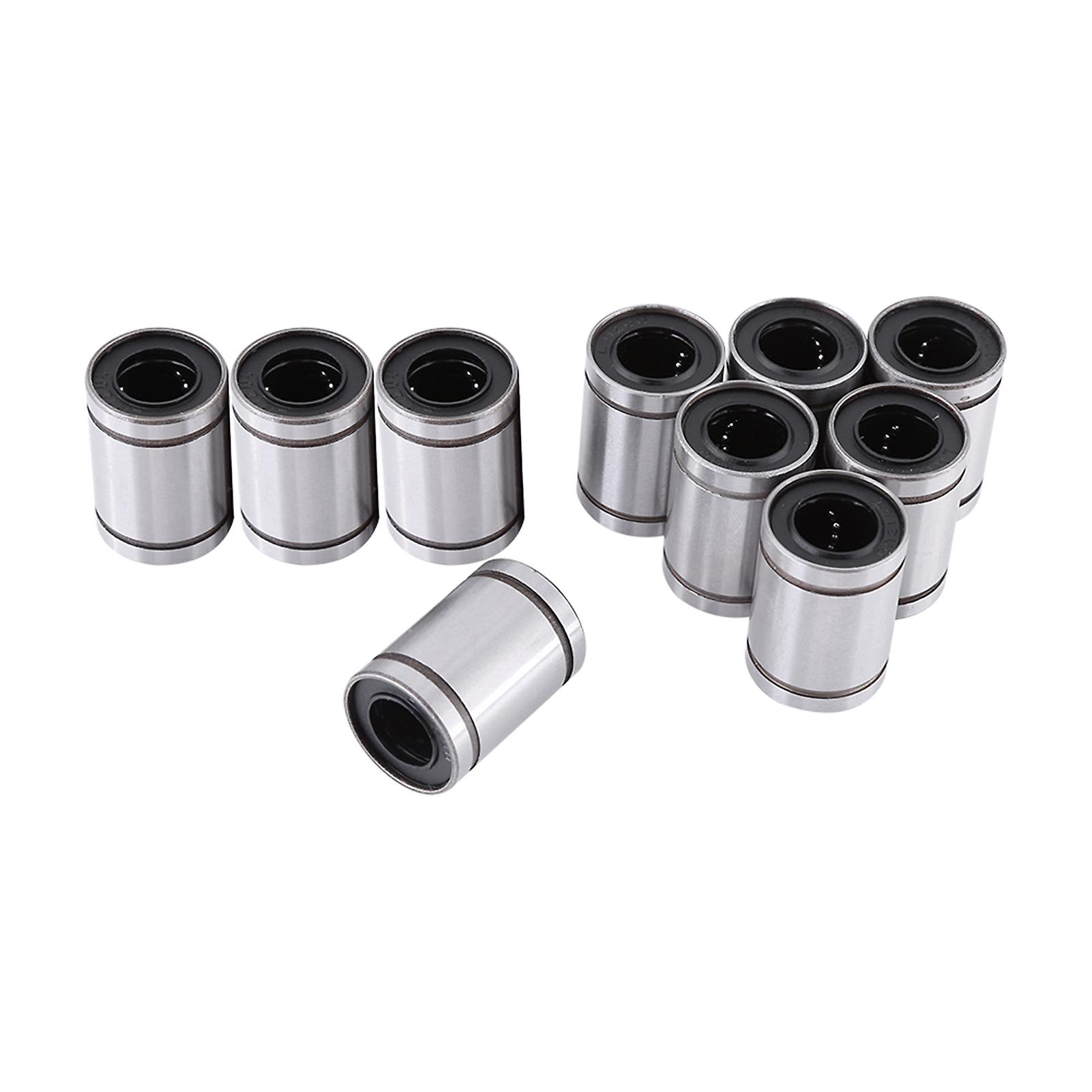 10pcs LM12UU 12mm Linear Motion Ball Bearing Bushing for 12mm Rod End CNC 3D Printer Parts