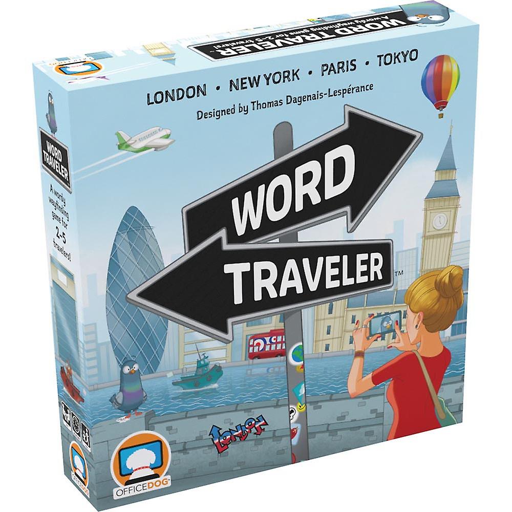 Office Dog Word Traveler Board Game for 2 to 5 Players Ages 10 Years and Up