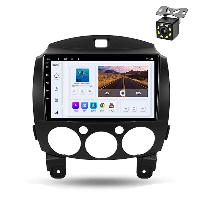 9" Car Android Radio Multimedia Player For Mazda 2 2007 2008 2009 2010-2014 GPS Navi 2din Android