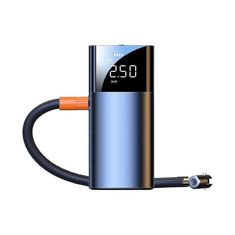 120W Portable Cordless 150Psi Car Tire Inflator Air Pump LCD Display with Flashlight 1800mAh*2 High