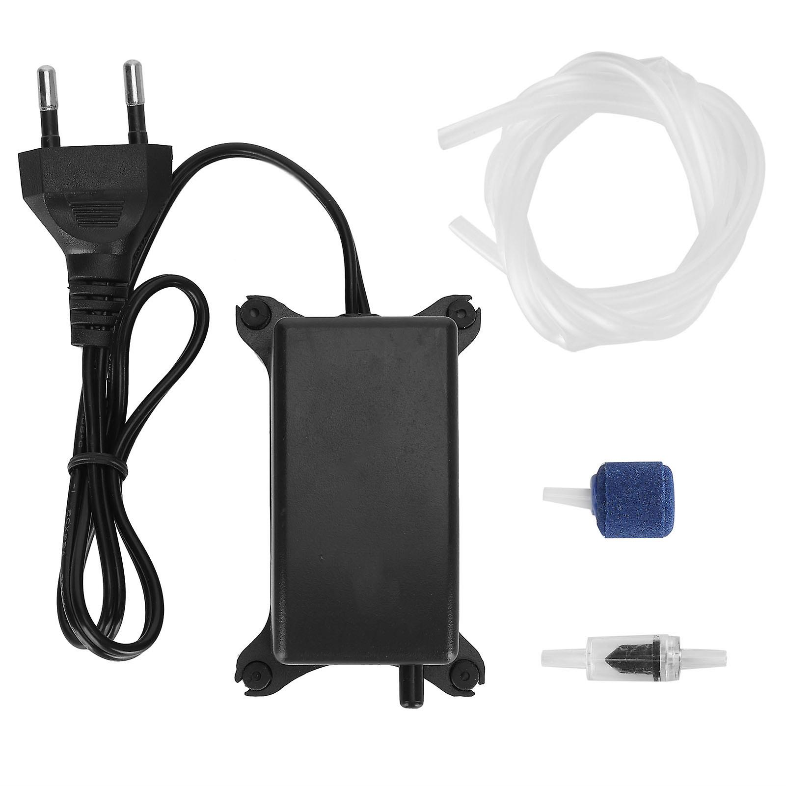 RS‑290 Adjustable Oxygen Air Pump for Freshwater Marine Aquarium Fish Tank EU Plug 220V