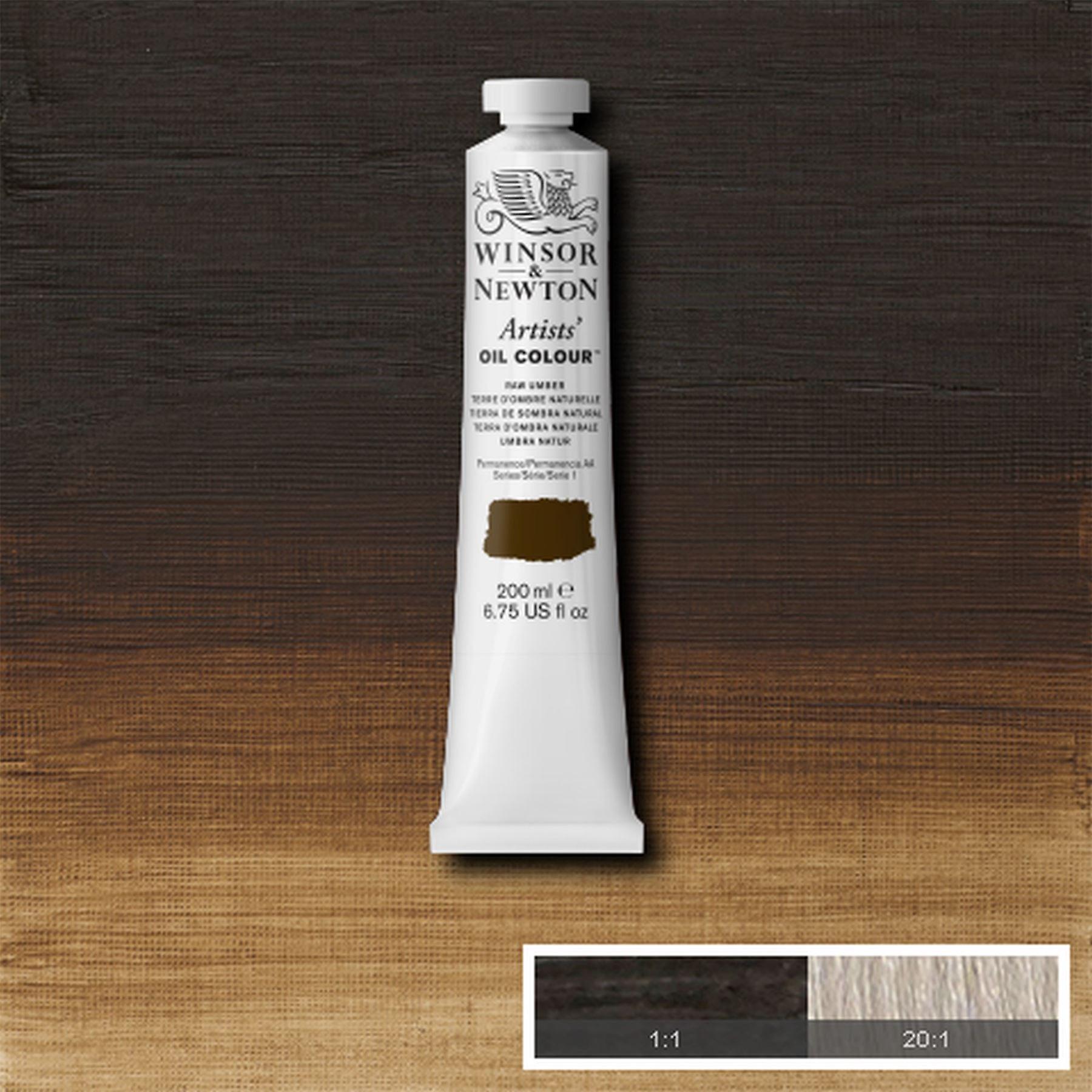 Winsor & Newton Artists' Oil Colour - Raw Umber - 200ml