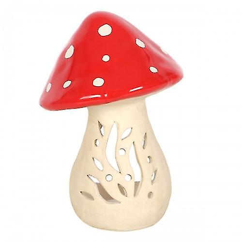 Something Different Ceramic Mushroom Tea Light Holder
