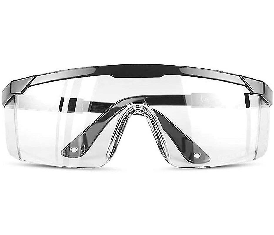 Safety Goggles Goggles Adjustable Over-glasses Grinding Glasses For Glasses Wearers (black)
