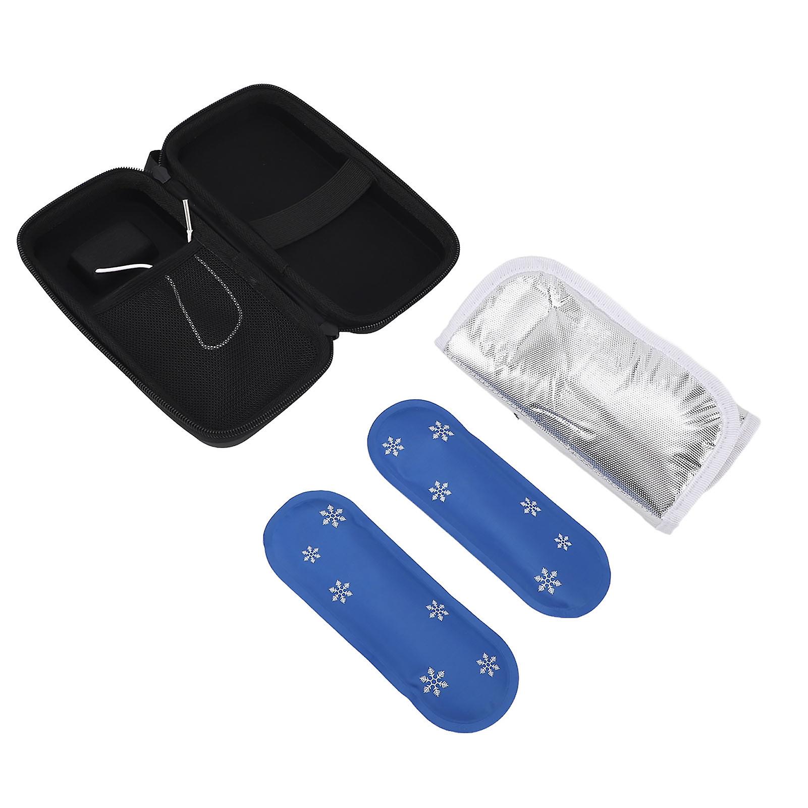 Insulin Cooler Case Portable Waterproof Shock Proof Zipper Design Diabetic Travel Bag for Outdoor