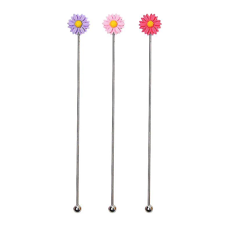 3pcs Daisy Stirring Stick