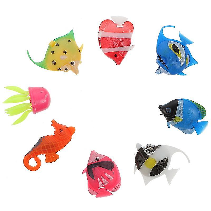 8pcs Floating Fish Figurine
