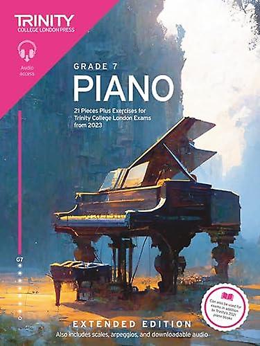 Trinity College London Piano Exam Pieces Plus Exercises From 2023 Grade 7 Extend by Trinity College London Paperback Book