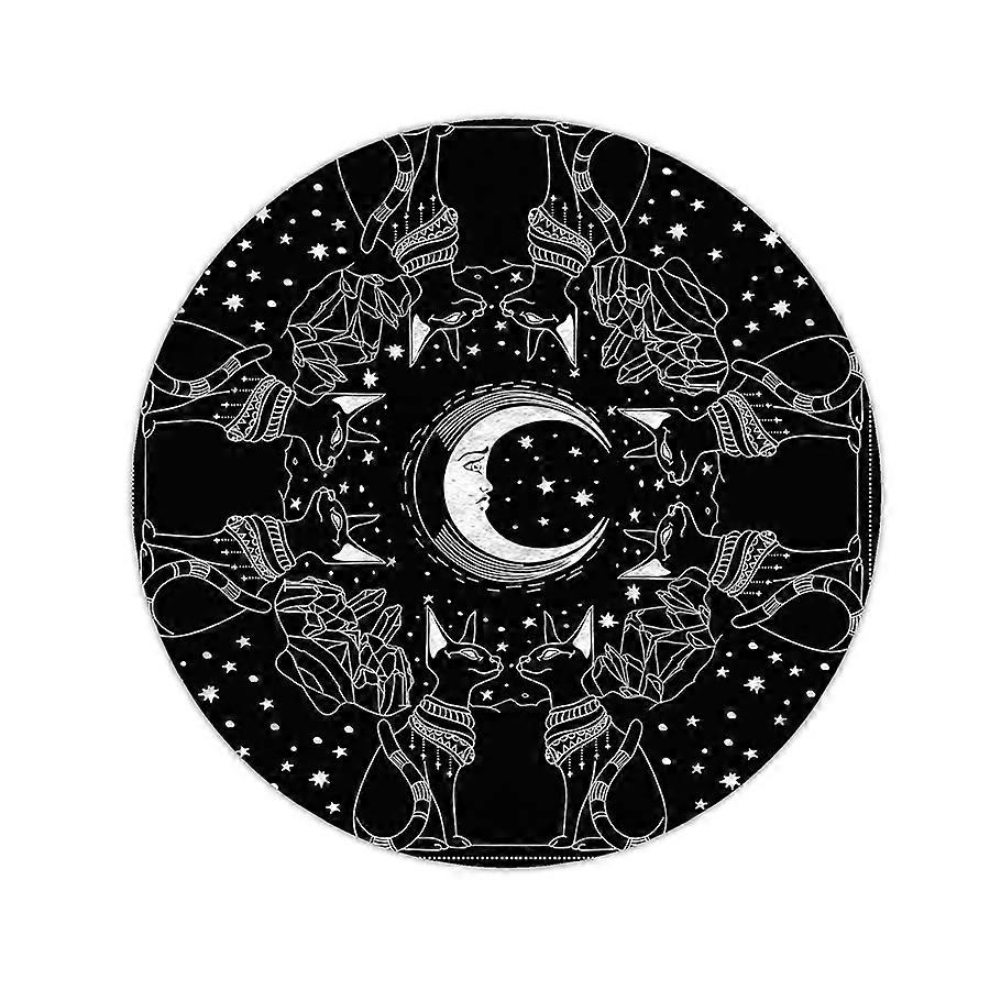 Bast Decorative Circle Rug