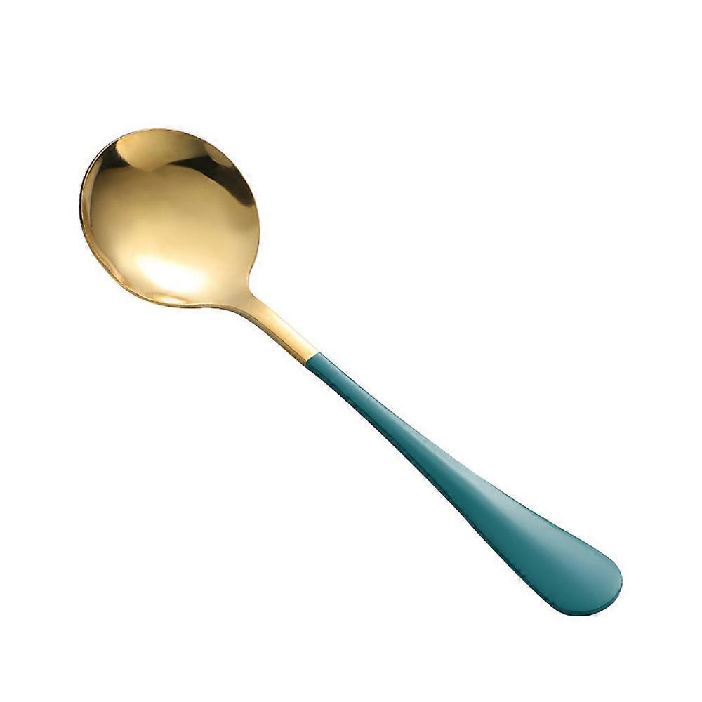 Soup Spoons, Round Spoons, Large Stainless Steel Spoons (Set of 6)