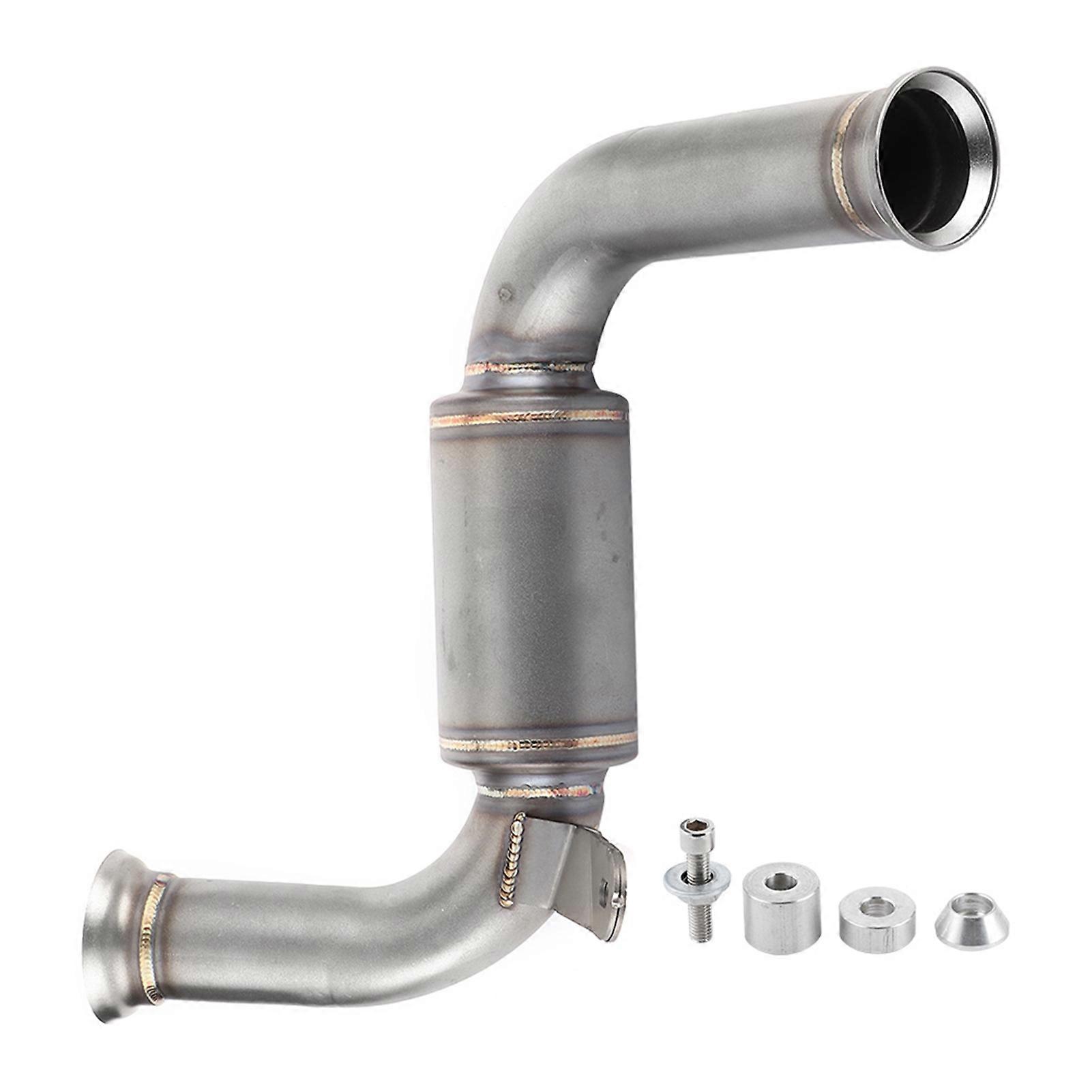 Ο καταλυτικός μετατροπέας αφαίρεσε το Decat Exhaust Mid Link Pipe Fit για 125 250 390 RC390 2017+